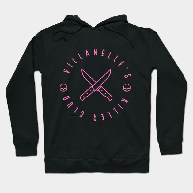 Villanelle's Killer Club (Pink) Hoodie by Kizmit